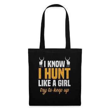 Hunter Hunting lover Women Hunt wild animals - Tote Bag - black - Front