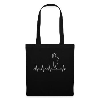 Cornemuse Mélomanes Musiciens Cornemuse - Sac en tissu - noir - Devant