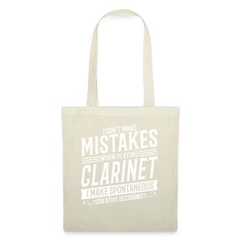 Clarinettiste Instrument de musique Musique Clarinette - Sac en tissu - nature - Devant