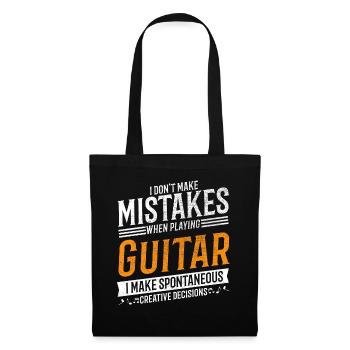 Guitar Music Lovers Creative Guitarist - Tote Bag - black - Front