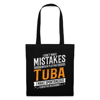 Tuba Music Lover Creative Tuba Player - Tote Bag - black - Front