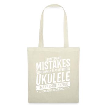 Ukulele Player Musical Instrument Music Ukulele - Tote Bag - nature - Front