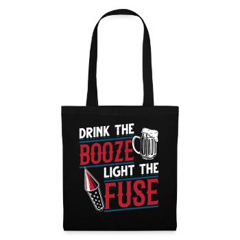 USA Beer Lovers July 4 Fireworks Director - Tote Bag - black - Front