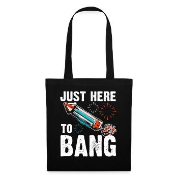 Fireworks Director Humor USA Lustig 4 juillet - Sac en tissu - noir - Devant