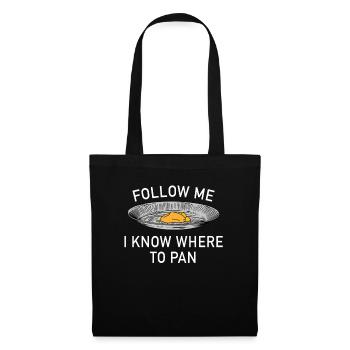 Je sais où pan Gold Prospector Gold Digger Cadeau - Sac en tissu - noir - Devant