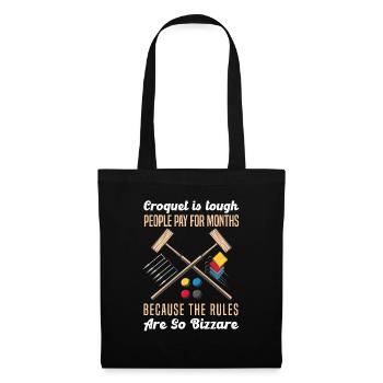 Croquet Sport Rich Rules Croquet Club - Sac en tissu - noir - Devant