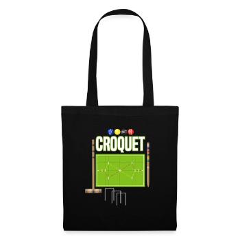 Croquet Player Jardin Croquet & Golf GoldSport - Sac en tissu - noir - Devant