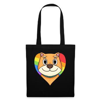 Shiba Inu Dog - Tote Bag - black - Front