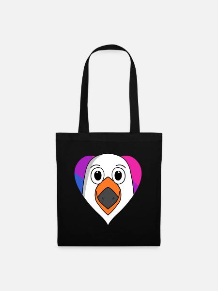 Bisexuell Möwe Geschenk - Stoffbeutel - Schwarz