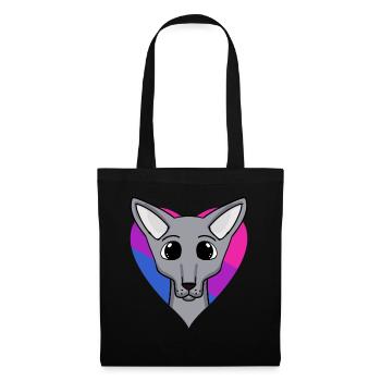 Cadeau bisexuel Sphynx Cat - Sac en tissu - noir - Devant