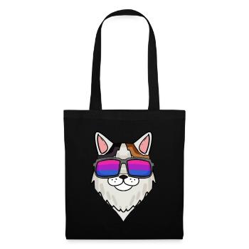 Bisexual Turkish Van Cat Gift - Tote Bag - black - Front