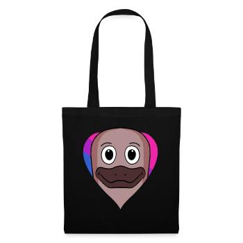Bisexuell Schnabeltier Geschenk - Stoffbeutel - Schwarz - Vorne