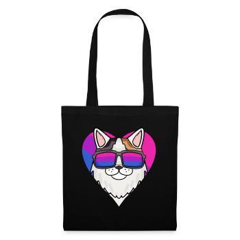 Bisexual Turkish Van Cat Gift - Tote Bag - black - Front