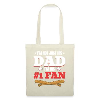 Baseball Dad Stolzer Vater Baseball Sohn - Stoffbeutel - Natur - Vorne