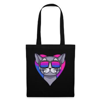 Cadeau bisexuel British Shorthair Cat - Sac en tissu - noir - Devant