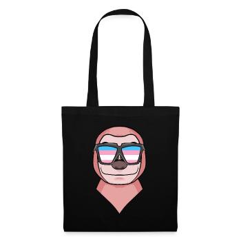 Transgender Transsexual Sloth Gift - Tote Bag - black - Front