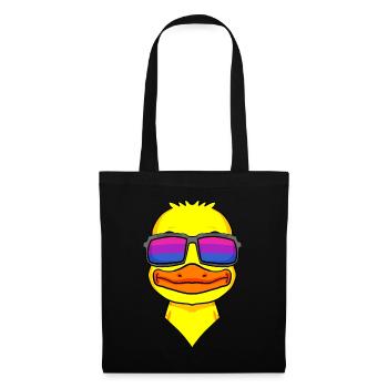 Bisexuell Ente Bisexualität Geschenk - Stoffbeutel - Schwarz - Vorne