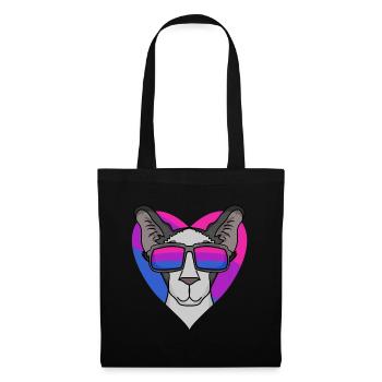Bisexual Oriental Shorthair Cat Gift - Tote Bag - black - Front