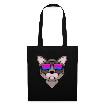 Cadeau de chat bisexuel de Birmanie - Sac en tissu - noir - Devant