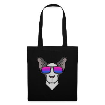Bisexual Oriental Shorthair Cat Gift - Tote Bag - black - Front