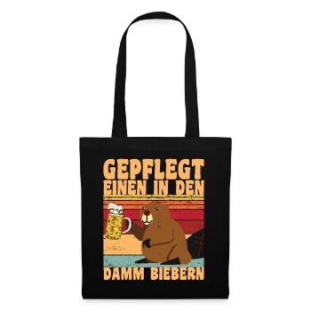 Geschenk zum Geburtstag - lustig Spruch JGA - Stoffbeutel - Schwarz - Vorne