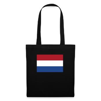 Pays-Bas Drapeau Pays-Bas Hollande Néerlandais - Sac en tissu - noir - Devant