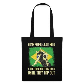 Martial Arts BJJ Brazilian Jiu Jitsu - Stoffbeutel - Schwarz - Vorne