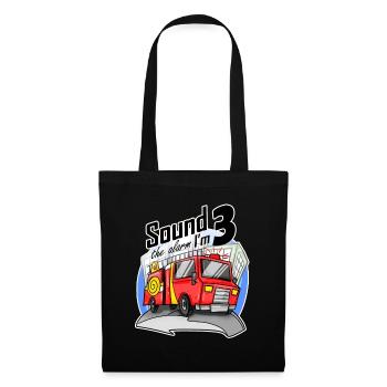 3 years Young fire brigade fire truck car - Tote Bag - black - Front