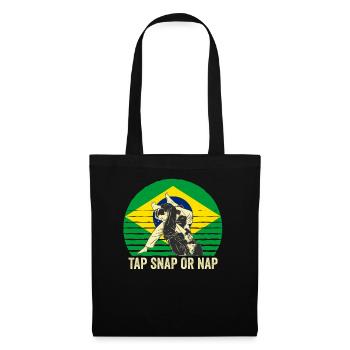 Martial Arts BJJ Brazilian Jiu Jitsu - Stoffbeutel - Schwarz - Vorne
