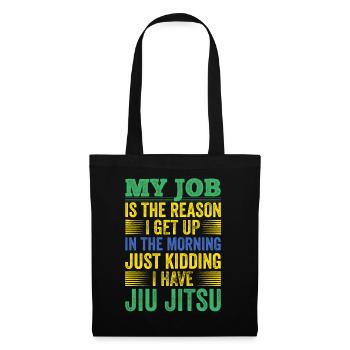 Martial Arts BJJ Brazilian Jiu Jitsu - Stoffbeutel - Schwarz - Vorne