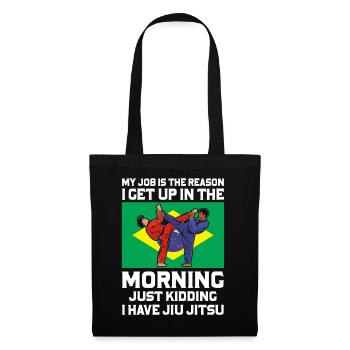 Martial Arts BJJ Brazilian Jiu Jitsu - Stoffbeutel - Schwarz - Vorne