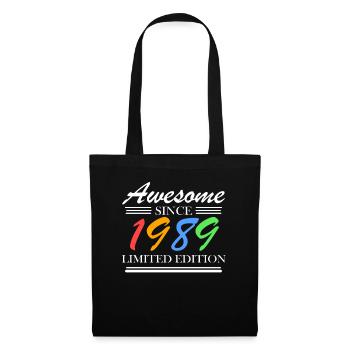 1989 - Born 1989 - Fantastic since 1989 - Tote Bag - black - Front