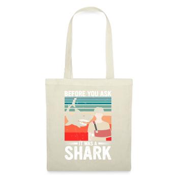 Before You Ask It Was A Shark - Knochenbruch - Stoffbeutel - Natur - Vorne