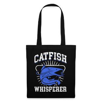 Catfish Whisperer - Wels Catfish Hunter - Stoffbeutel - Schwarz - Vorne