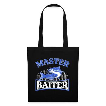 Master Baiter - Wels Catfish Hunter - Stoffbeutel - Schwarz - Vorne