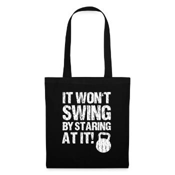 Kettlebell Training Won't Swing Staring At It - Tote Bag - black - Front
