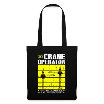 Crane Operator Vintage Crane Crane Crane Crane Crane - Tote Bag - black - Front