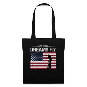 Flyboard USA Flag Dreams Fly Water Board - Sac en tissu - noir - Devant