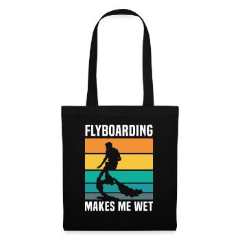 Le flyboard me fait mouiller Hydrojet Water Board - Sac en tissu - noir - Devant