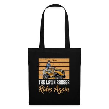 Lawn Ranger Rides Again, Vintage Lawn Care - Tote Bag - black - Front