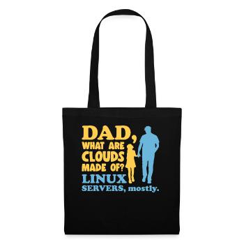 Cloud Computing Informatik Tech - Stoffbeutel - Schwarz - Vorne