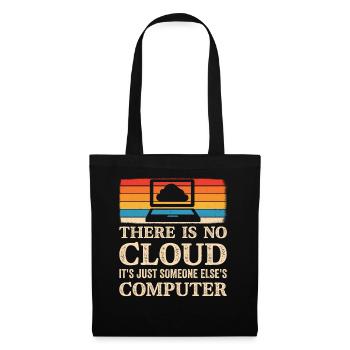 Informatik Spruch Cloud Computing Programierer - Stoffbeutel - Schwarz - Vorne