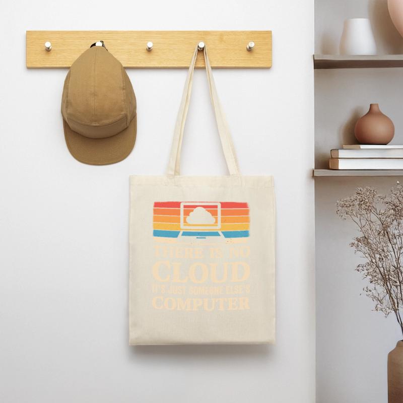 Informatik Spruch Cloud Computing Programierer Stoffbeutel