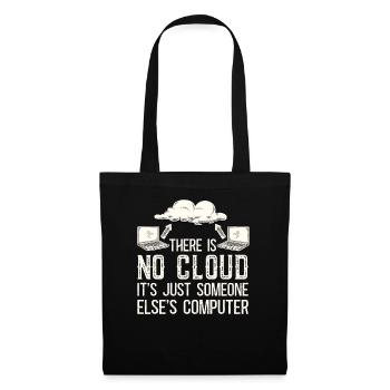 Cloud Computing Informatik Programmierung Dev - Stoffbeutel - Schwarz - Vorne