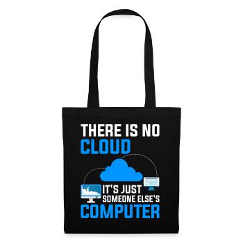 Cloud Computing Informatik Programmierung Dev - Stoffbeutel - Schwarz - Vorne