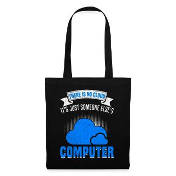 Cloud Computing Informatik Programmierung Dev - Stoffbeutel - Schwarz - Vorne