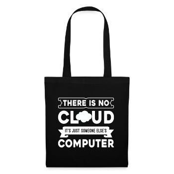 Cloud Computing Informatik Programmierung Dev - Stoffbeutel - Schwarz - Vorne