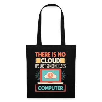 Cloud Computing Informatik Programmierung Dev - Stoffbeutel - Schwarz - Vorne