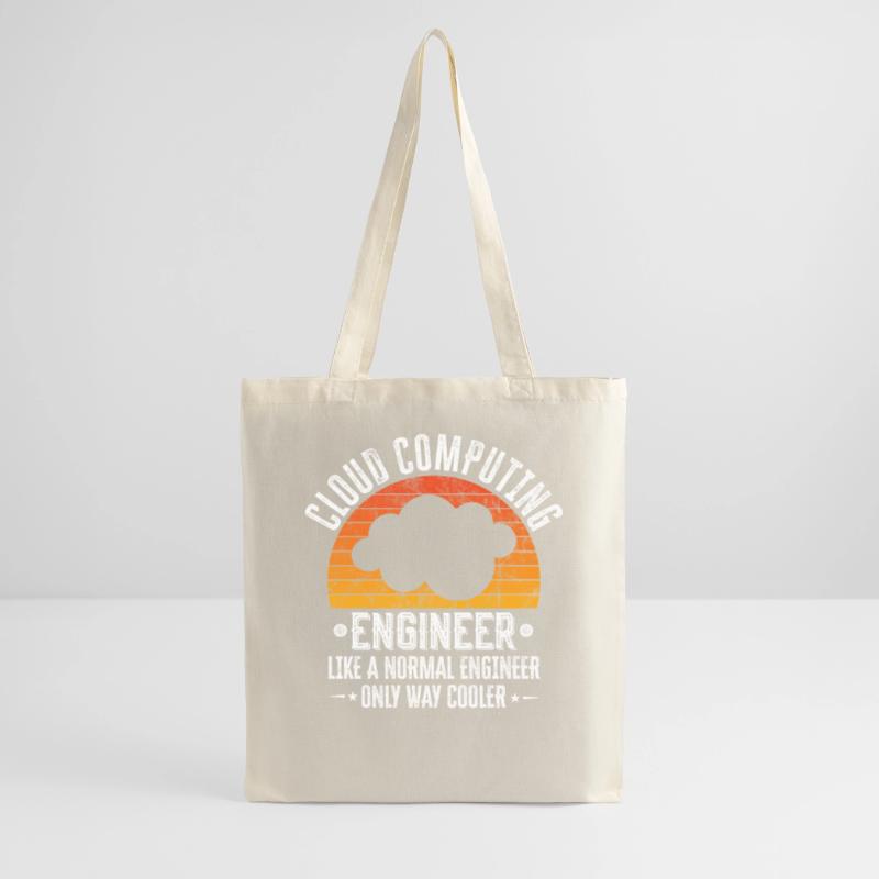 Cloud Computing Engineer Definition Retro Computer Stoffbeutel