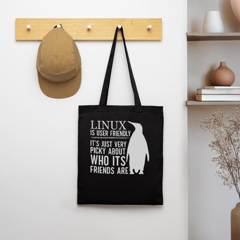 Linux Is User Friendly - Cloud Computing Engineer Stoffbeutel